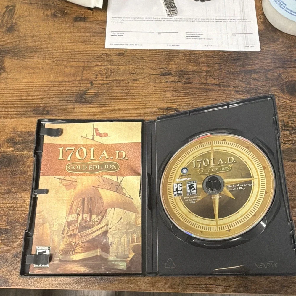 Ubisoft Anno 1701 A.D. Gold Edition + Expansion Pack PC NTSC 2008 E10+ RTS